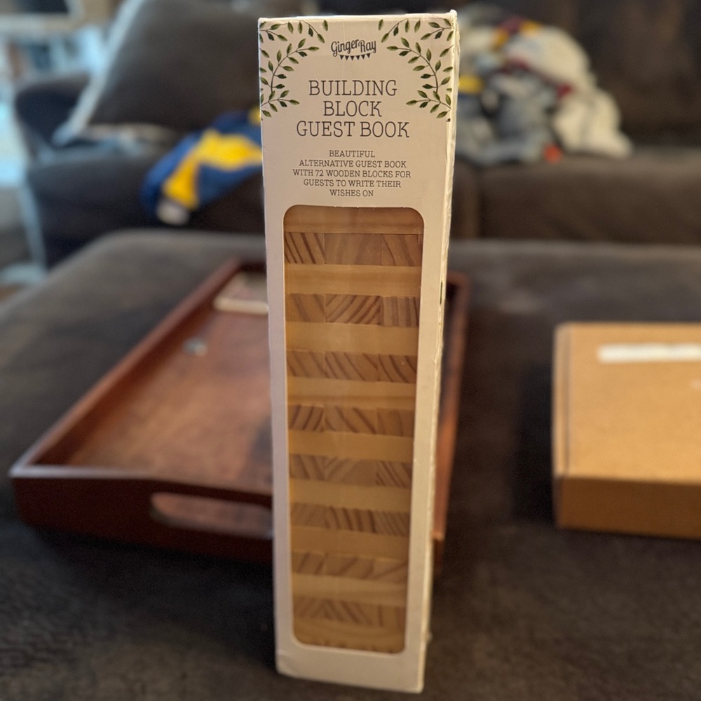 NEW Building Block Guest Book